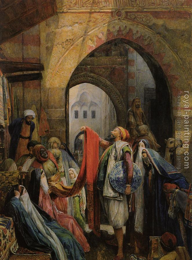 John Frederick Lewis : A Cairo Bazaar